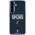 NBA San Antonio Spurs Standard - Black Galaxy S25 Clear Case